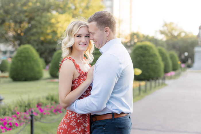 Engagement Session in downtown Boston - photo 32