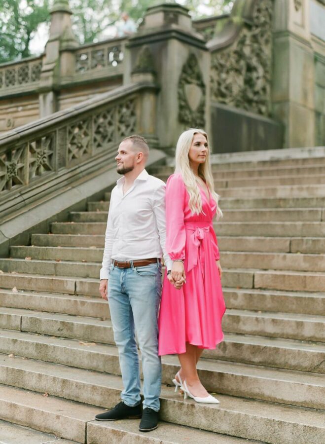 Fine Art Engagement in Central Park & Brooklyn Bridge - photo 8