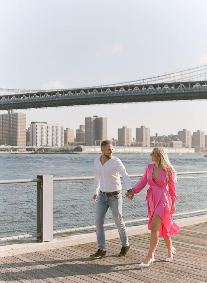 Fine Art Engagement in Central Park & Brooklyn Bridge - photo 10