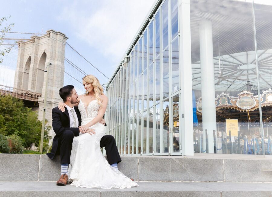 Brooklyn Bridge & Dumbo New York :: Wedding Portraits - photo 40