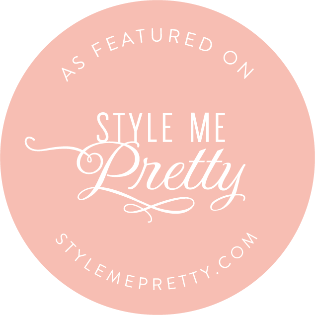 As featured on Style Me Pretty